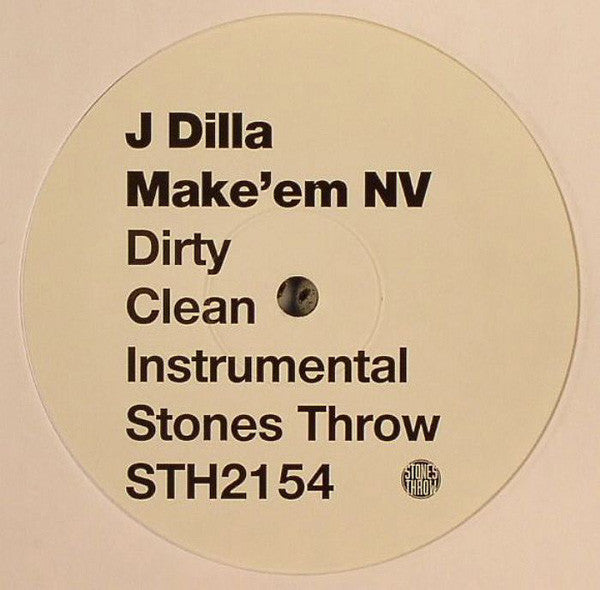J Dilla : Wild / Make 'Em NV (12", Ltd)