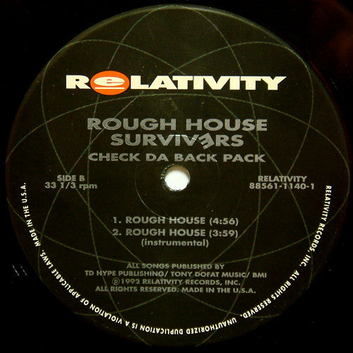 Rough House Survivers : Check Da Back Pack (12")