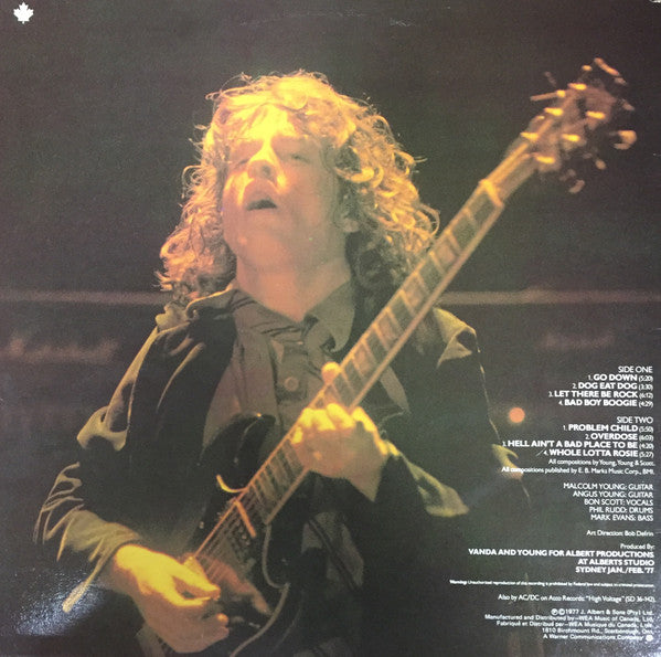 AC/DC : Let There Be Rock (LP, Album, RE)