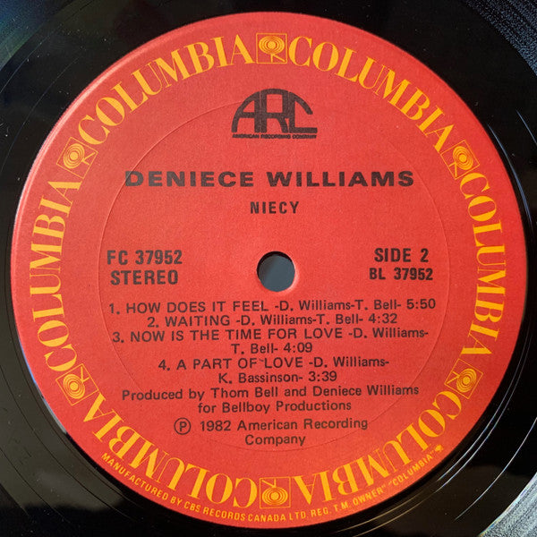 Deniece Williams : Niecy (LP, Album)