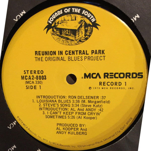The Blues Project : Reunion In Central Park (2xLP, Album)