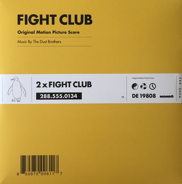The Dust Brothers : Fight Club (Original Motion Picture Score) (2xLP, Album, Ltd, RE, Pin)