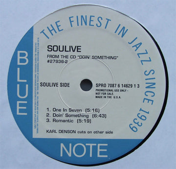 Soulive / Karl Denson : One In Seven / Who Are You? (12", Promo)
