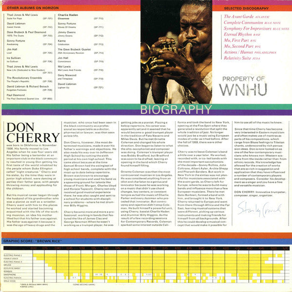 Don Cherry : Don Cherry (LP, Album, Promo, RE, Gat)
