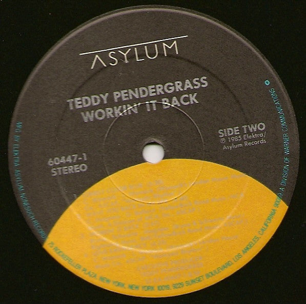 Teddy Pendergrass : Workin' It Back (LP, Album, SP )