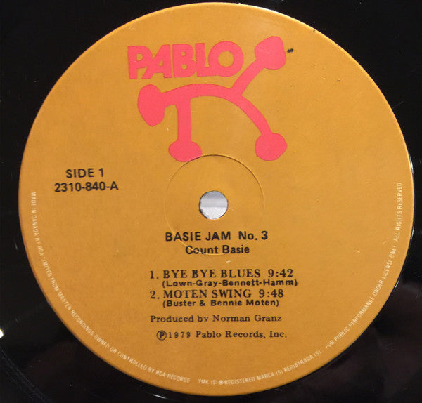 Count Basie : Basie Jam #3 (LP, Album)