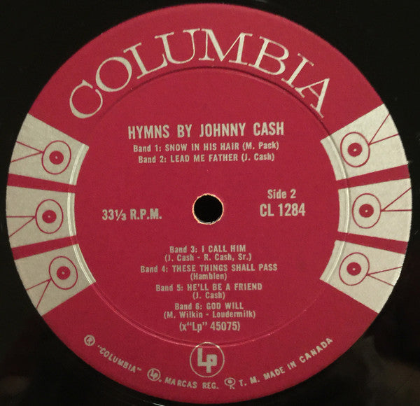 Johnny Cash : Hymns By Johnny Cash (LP, Album, Mono)