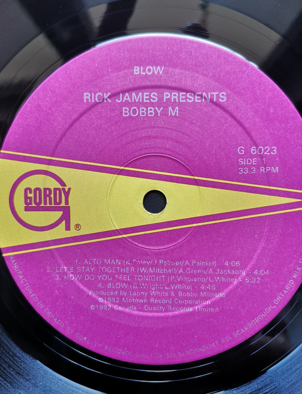 Rick James Presents Bobby Militello : Blow (LP, Album)