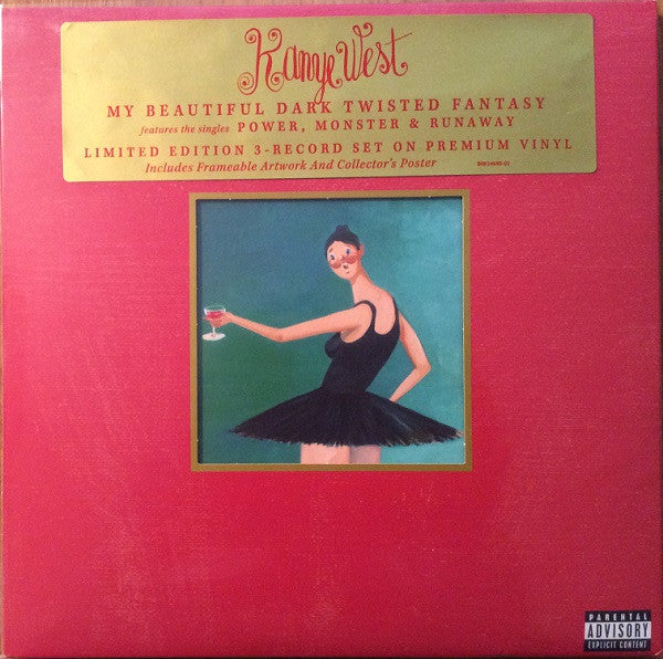 Kanye West : My Beautiful Dark Twisted Fantasy (3xLP, Album, Ltd, RE)