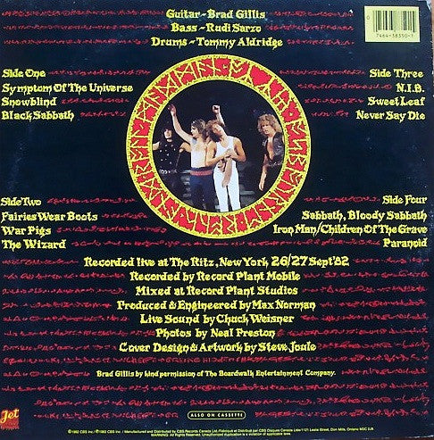 Ozzy Osbourne : Speak Of The Devil (2xLP, Album, Gat)