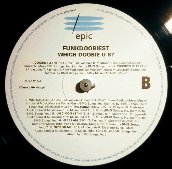 Funkdoobiest : Which Doobie U B? (LP, Album, RE, 180)