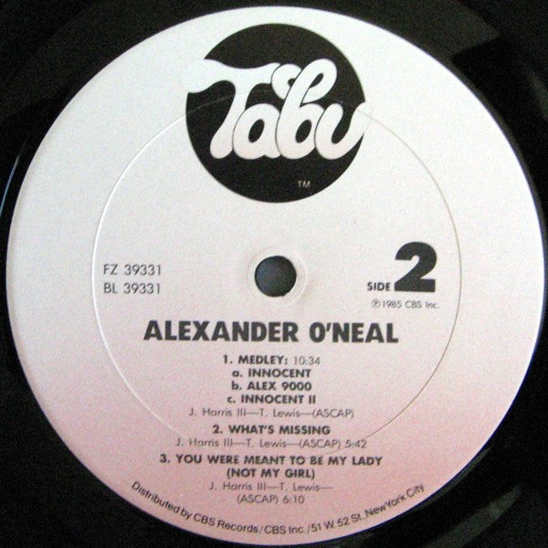 Alexander O'Neal : Alexander O'Neal (LP, Album)