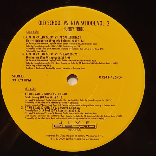 A Tribe Called Quest : New School "Funky Tribe" Mixes (12")